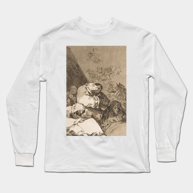 Correction by Francisco Goya Long Sleeve T-Shirt by Classic Art Stall